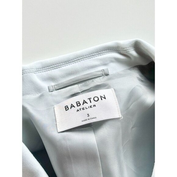 Aritzia BABATON ATELIER Vogue Cruise Blue Single Oversized Blazer Jacket, Size 3 - Picture 12 of 16